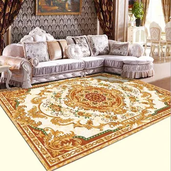 Europos stiliaus prabangūs svetainės kambaryje kiliminė danga miegamajame drabužinė kilimas kilimas arbatos stalo, lovos trinkelėmis mados tapetes individualų