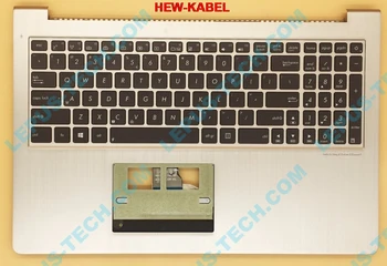 JAV UI Klaviatūros ASUS UX52 UX52VS klaviatūra su palmrest viršuje atveju su apšvietimu 90R-NTD1K1S80Y