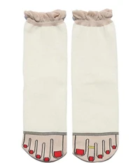 Naujas Moterų Žmogus kojinės nėrinių juokingas kojines šiltas Dryžuotas Medvilnės kojinės Puikus cosplay kojinės