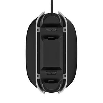 Magnetinis Įkroviklis Dulkėms Nešiojamų Balansinė Dekoro DualSense Valdytojas Dual USB Įkrovimo Dokas su Indikatorius