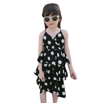 Baby Girl Dress Merginos Dot Modelis Sodo Gėlių Rankovės Kūdikio, Vaikiška Suknelė Carnival, Princess Gimtadienio Foto Drabužių