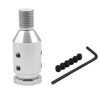 Universalios Aliuminio Pavarų Perjungimo Rankena, Sriegis Adapteris, skirtas Ne Sriegiu pavarų perjungimo rankenėlės 12x1.25mm Automobilių Modifikuoti Priedai