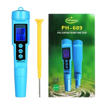 3 in 1 pH/ORP/TEMP Matuoklis, Vandens Jutiklis Skaitmeninis LCD Multi-function, Vandens Kokybę, Stebėti Multi-parametras, Vandens Kokybės Testeris