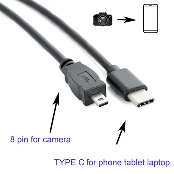 C TIPO OTG KABELIS NIKON Coolpix L320 L30 29 L28 L27 L24 L20 L120 L100 fotoaparato į telefoną vaizdo redaguoti paveikslėlį