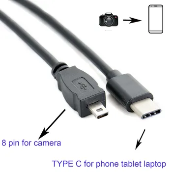 C TIPO OTG KABELIS NIKON Coolpix L320 L30 29 L28 L27 L24 L20 L120 L100 fotoaparato į telefoną vaizdo redaguoti paveikslėlį