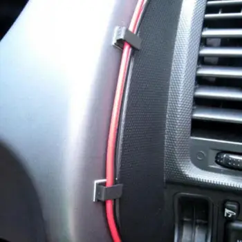 40pcs Automobilinis USB Įkroviklis Laidas Laido Laikiklis, skirtas 
