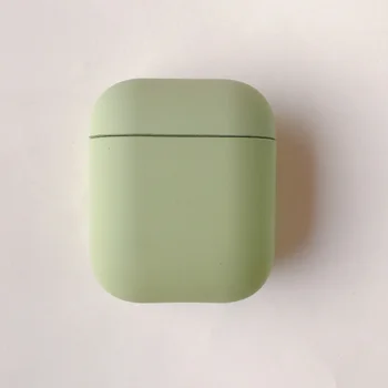 Naujas vientisos spalvos Krūmų kieto plastiko Belaidės Ausinės Baterija Dangtelis Apple AirPods 1 2 