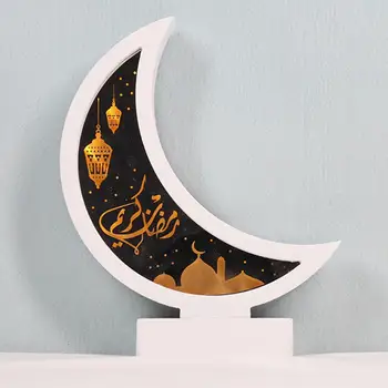 Mediniai Eid Mėnulis Naktį Šviesos Ramadanas Eid Mubarakas Dekoracijos, Žibintai, Stalo Lempos Islamo Musulmonų Atveju Šalis Atsargos 2020 M.