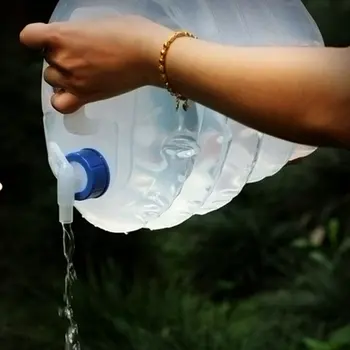 Nešiojamų Lauko automobilių kempingas Plastikinis sulankstomas kibiras PE suspaudimo plėtra butelis virdulys, sulankstomas išardomi vandens kibiras