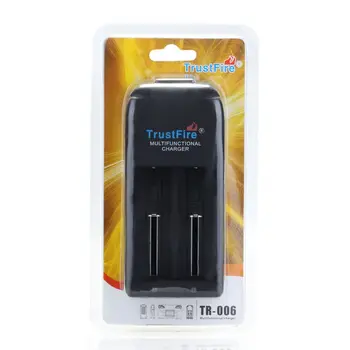 TrustFire Universalus Dual 18650 Baterija, Įkroviklis, UK Plug CR123A 16340 14500 18650 26650 Li-ion Įkraunama Baterija