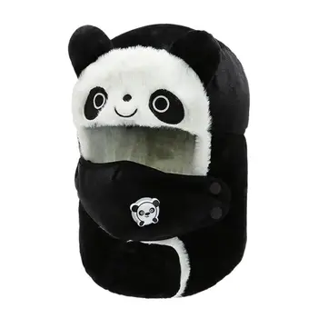 Žiemos Vaikui Šiltą Kepurę Mielas Panda Cold-Proof Apima lauko veikla, slidinėjimas, snieglenčių sportas, kempingas, Dviračiai
