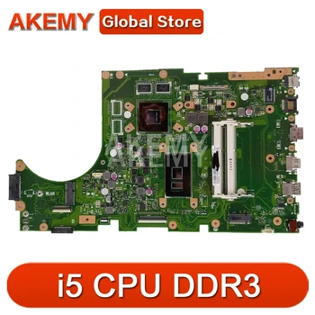 Už ASUS X756UB X756UJ Mainboard Plokštė i5 PROCESORIUS 2GB GPU DDR3 90NB0A10-R00040