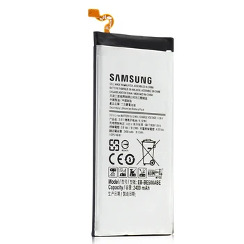 20pcs/daug Baterijos EB-BE500ABE Samsung Galaxy E5 E500 E500H E500F SM-E500 Originalus Li-ion bateria 2400mAh withTools Sandėlyje
