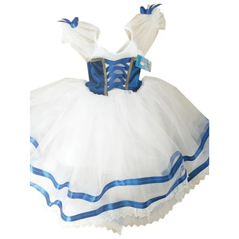 Baleto Suknelė vaikų ir moterų gulbių ežeras profesionalios balerinos tutu sijonas mėlyna baleto dancewear