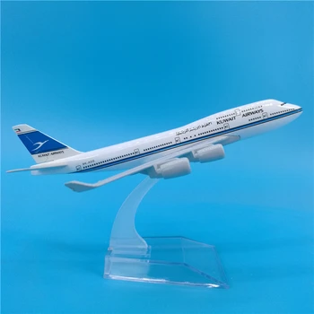 16CM 1:400 747 B747 lėktuvus Kuveitas Airways 