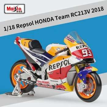 Maisto 1:18 Repsol HONDA Team RC213V Metalo Motociklo Diecast Dviratį Automobilio Modelį Žaislų Kolekcija Mini Moto Dovana