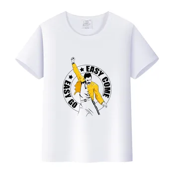 Freddie Mercury Vaikų Marškinėliai Drabužių Karalienė Juokingi Marškinėliai Balti Vaikams Berniukams Trumpomis Rankovėmis, Tshirts Hip-Hop Streetwear Punk