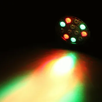 10vnt Naujas Profesionalus LED Scenos Šviesos 12RGB PAR LED Scenos Apšvietimo Efektas DMX512 Master-Slave Led Vienodo DJ Disco Šalies KTV
