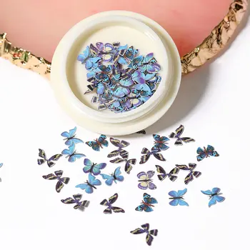 HNUIX Nauja manikiūro Drugelis Juvelyrikos super mažas nagų dekoravimo trimatis drugelis Japonijos 