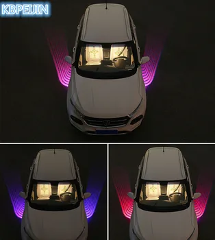 2VNT Automobilių Angelas Sparnų LED sveiki žibintai, Automobilių Durų mandagumo Projektoriaus Šviesos Chevrolet cruze aveo captiva trax epica kibirkštis orla