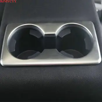 BJMYCYY už Mazda 3 Axela 2020 Nerūdijančio plieno dekoratyvinis rėmelis galinio drenažo puodelio laikiklis automobilių