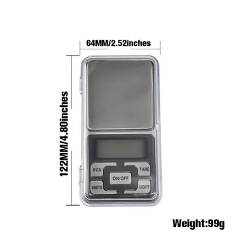 Tanyte 1PC 200g Elektroninės Svėrimo Palmių Svėrimo Nešiojamas Kišenėje Mini Masto Elektroninių 0.01 g Aukšto tikslumo Rūkymo Reikmenys