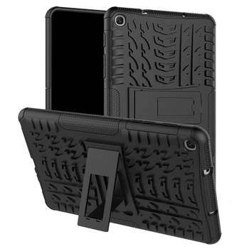 Tablet Case For Samsung Galaxy Tab 8.0 2019 Stovėti Padengti Tab SM-už p200 SM-P205 8.0 Atveju 2 in 1 patikima Hibridinį Silicio Dangtis