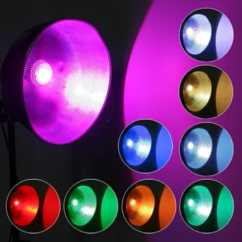 10vnt 9W E27 RGB LED Lemputės 16 Spalva Pakeisti Žibinto lemputę AC110v 220v 230v už Šalies Namų dekoravimo IR Nuotolinio Žemiausios kainos!!!!