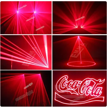 Mini 2W Raudona LED Lempos, Projektorių, Disco Dance Party Club KTV DJ Baras Nugara Lazeriu