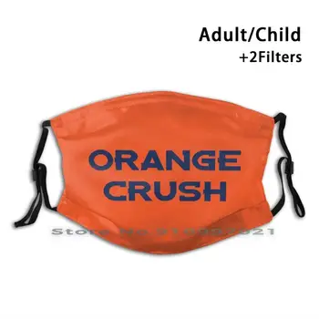 Orange Crush 1 Šalikas Kaukė Kaklo Šilčiau Veido Apsiaustas Foulard Bandana Mascarillas Orange Crush Jonas Elway Elway Von Miller, Futbolo