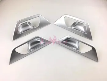 Priedai Peugeot 5008 3008 2017 2018 Vidaus Durų rankena Dubenėlį Įdėkite ABS Perdangos Apdaila Padengti 
