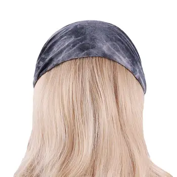 Moterų, Mergaičių Vasaros Bohemišką Plaukų Juostos Spausdinti Kaspinai Retro Tie Dažai Turbaną Tvarstis Skarelės HairBands Plaukų Aksesuarai Headwrap
