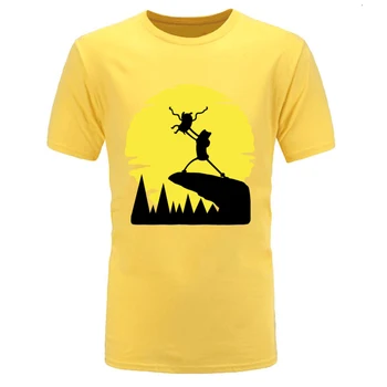 Naujausias Dizaino Juokinga Tshirts Nuotykių Kartą Karalius Juokinga Top marškinėliai Vyrams Jake Ir Finn Anime Spausdinti Marškinėliai Medvilnė Berniukas