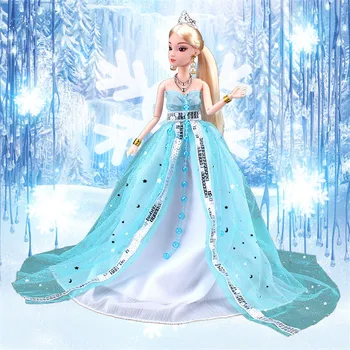 Fantazija Princesė Dress Komplektai Barbie, BJD Doll Drabužių Priedai Žaisti Namuose Padažu