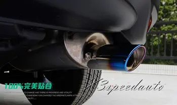 Honda Vezel HR-V-2018 M. Bluing dujų Išmetimo Duslintuvo Patarimas Vamzdis 1pcs Nerūdijančio Plieno Nemokamas Pristatymas