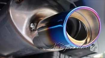 Honda Vezel HR-V-2018 M. Bluing dujų Išmetimo Duslintuvo Patarimas Vamzdis 1pcs Nerūdijančio Plieno Nemokamas Pristatymas