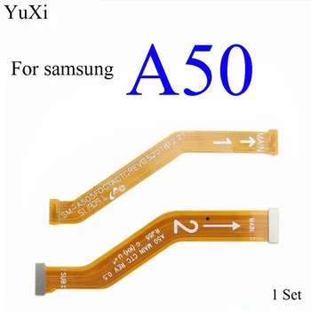 Samsung Galaxy a50 A505F SM-A505 USB Įkroviklis Uosto Jungtį PCB Lenta Juostelė Flex Kabelis telefono ekrano remontas, atsarginės dalys