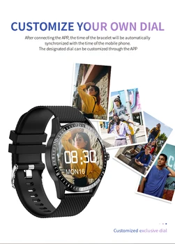 Smart Žiūrėti Fitneso Sekimo Širdies ritmo sporto žiūrėti skambinimo funkcija informacija relogio Smartwatch moterų smartchwatch Vandeniui