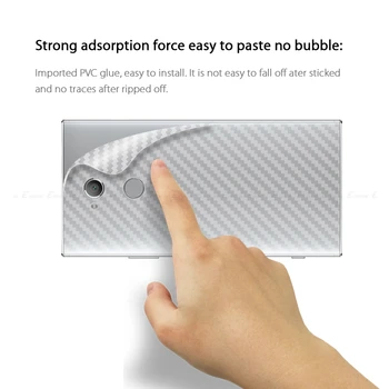 3D Anglies Pluošto Apsaugines Atgal Plėvelė Sony Xperia XA2 XA1 XA Ultra Plius Galiniai Screen Protector Ne Grūdintas Stiklas
