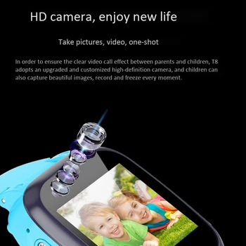 4G Vaikų Smart Žiūrėti HD Paspauskite Ekrano GPS Žiūrėti su Skambučio Kamera