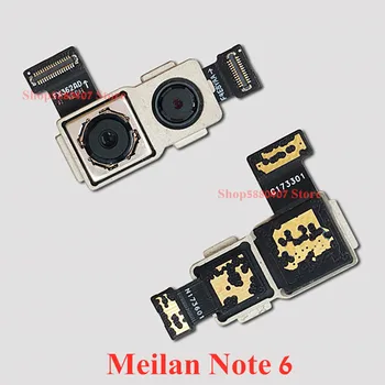 Originalus Galinio vaizdo Kamera Modulis Meizu Meilan E2 X6 MX6 ME2 6 Pastaba Note6 Galinio vaizdo Kameros Jungtis, Flex kabelis Pakeitimo