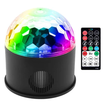 DJ Disco Baras Spalvinga Žibintai Garso Aktyvuotas RGB LED Magic Ball Light Nuotolinio Valdymo Etape Dekoratyvinės Lempos Šalis