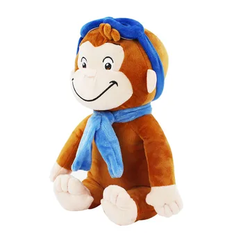 30cm Curious George Pliušinis Lėlės Batai Beždžionė Pliušinis iškamša Žaislai Berniukams ir Mergaitėms