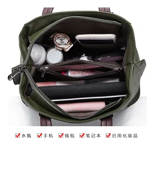 JIULIN 2019 m. Europos ir Amerikos mados ponios'handbag litchi modelis Baitao didelės talpos vieną petį įstrižai portaliniai krepšys