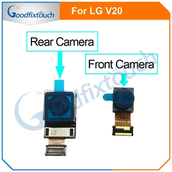 Galinė vaizdo Kamera Už LG V20 Didelis Galinis galinė vaizdo kamera viduryje mažas, priekyje Atsukta Kamera Flex Kabelis LG V20 Modulis atsarginės Dalys