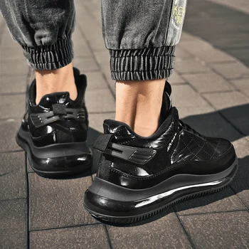 Mados atsitiktinis sportiniai bateliai patogūs bėgimo bateliai kvėpuojantis dėvėti pūsti padais nauji vyriški batai vyrų krepšinio bateliai