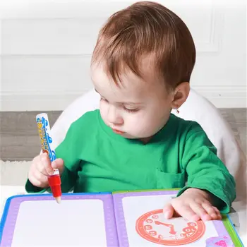 Nešiojamų Vandens Piešimo Knyga & Magic Pen Kelionės Doodle Knygos Daugkartinio naudojimo Dažymas Dažymas Valdybos Švietimo Žaislai Vaikams