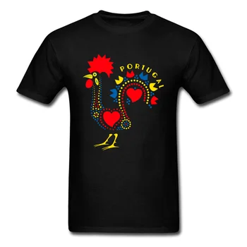 Gaidys Iš Portugalijos, T-marškinėliai Vyrams Juodi Marškinėliai Spalvinga Streetwear Hipster Tshirts vatos Pagaliukai Mėgėjams Dieną Tee Lašas Laivybos