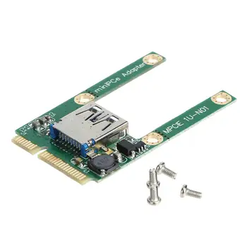 Mini PCI-E, USB 3.0 PCI Express Adapter Išplėtimo Kortelės Nešiojamas PCI Express PCIe Su USB 3.0 Konverteris Riser Card Adapter PC