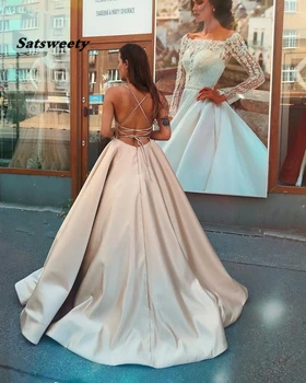 Elegantiškas Abendkleider 2020 Raudoną Vakarinių Suknelių Ilgai Seksualus Backless Satino Oficialų Suknelė Dirželiai Kamuolys Suknelė Šampano Vakare Chalatai